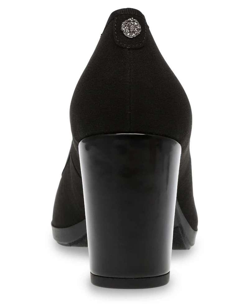 Anne Klein Women's Castana Round Toe Block Heel Pumps