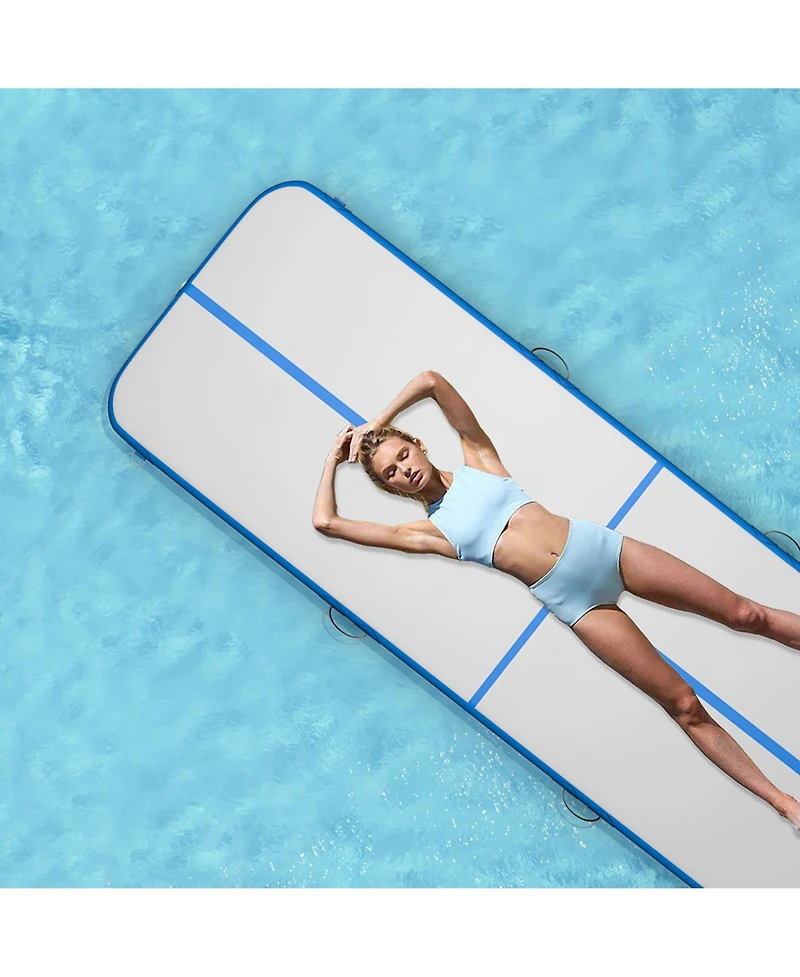 1 Pcs 10' Inflatable Gymnastics Mat Floor Mats
