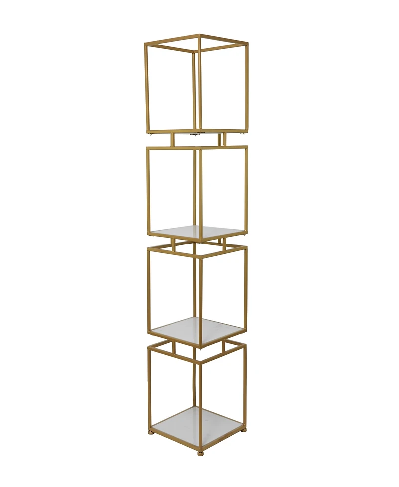 Marble Glam Shelving Unit