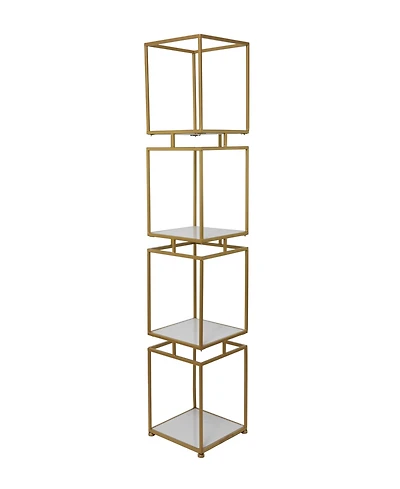 Marble Glam Shelving Unit
