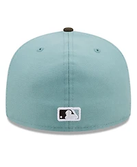 Men's New Era Light Blue, Brown Chicago White Sox 2005 World Series Beach Kiss 59FIFTY Fitted Hat
