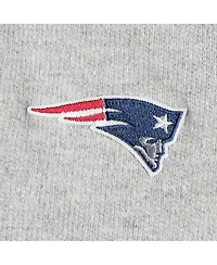 Antigua Women's Heathered Gray, Navy New England Patriots Jackpot Raglan Half-Zip Pullover Hoodie