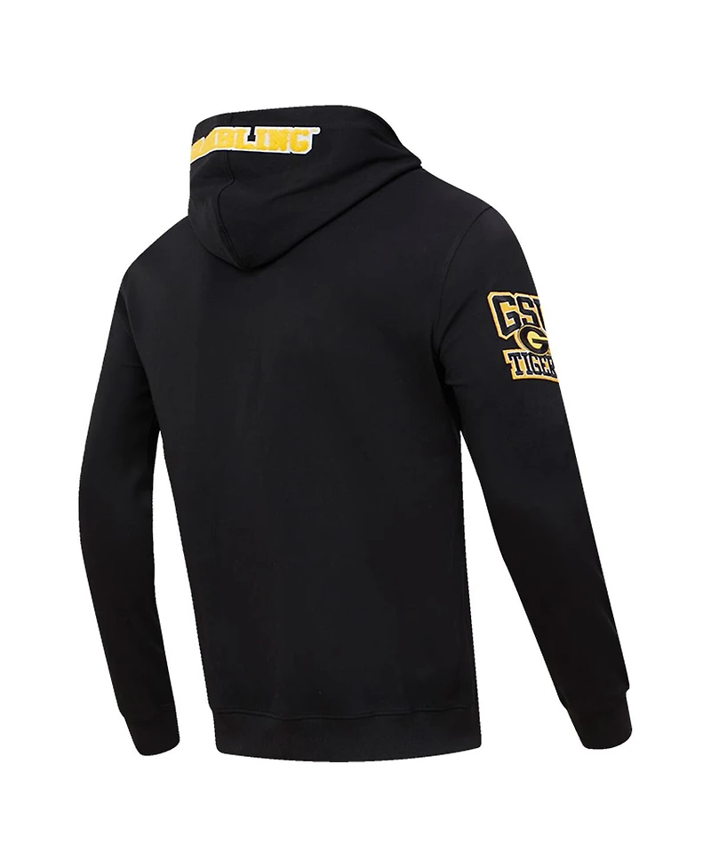 Men's Pro Standard Black Grambling Tigers University Classic Pullover Hoodie