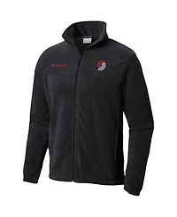 Men's Columbia Black Portland Trail Blazers Steens Mountain 2.0 Full-Zip Jacket