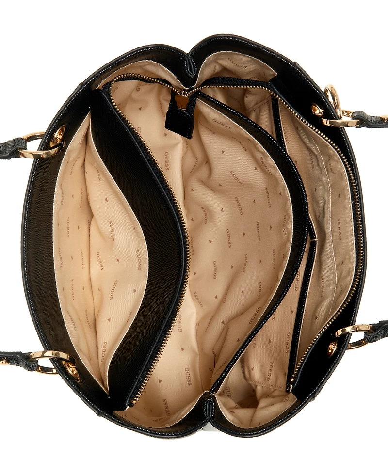 Guess Noelle Medium Double Compartment Top Zip Tote