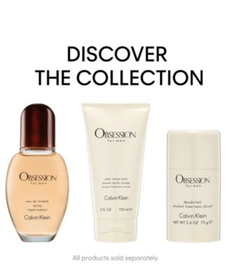 Calvin Klein Obsession Eau De Toilette Fragrance Collection