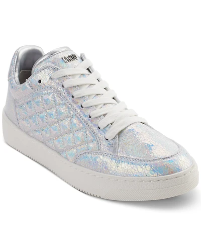 Dkny Women's Oriel Quilted Lace-Up Low-Top Sneakers
