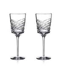 Waterford Aran Mastercraft White Wine 10 oz, Set of 2