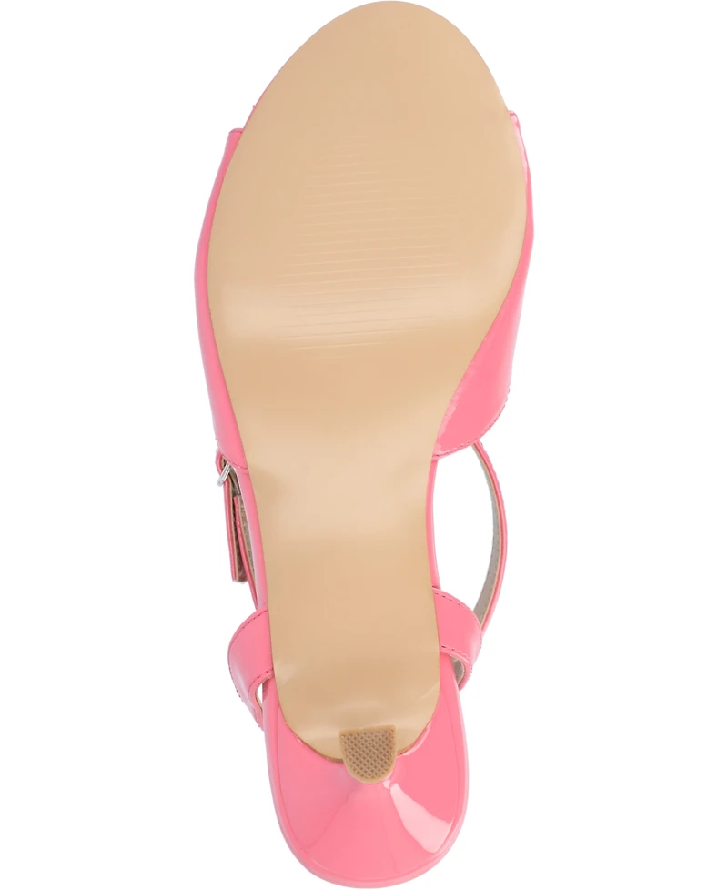 Journee Collection Women's Jennifer Ankle Strap Sandals