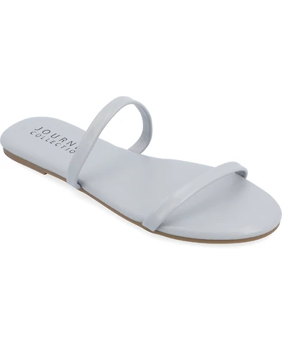 Journee Collection Women's Adyrae Flat Sandals