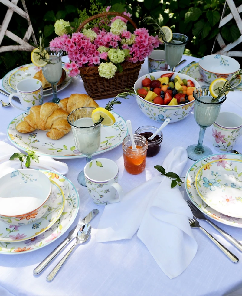 Euro Ceramica Charlotte 16 Pc. Dinnerware Set, Service for 4