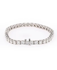 Charles & Colvard Moissanite Tennis Bracelet (12 1/5 ct. t.w. Diamond Equivalent) in Sterling Silver