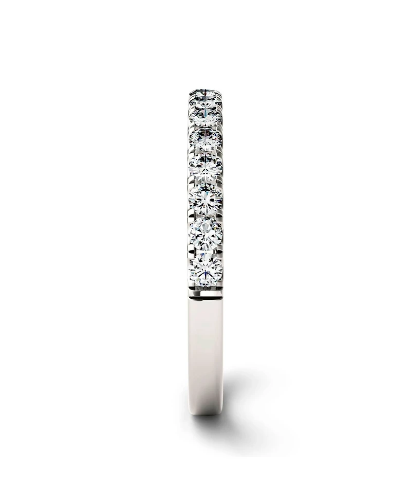 Charles & Colvard Moissanite Wedding Band (3/8 ct. t.w. Diamond Equivalent) in 14k White or Yellow Gold