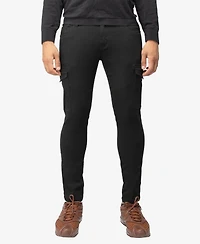 X-Ray Men's Slim Fit Commuter Chino Pant with Cargo Pockets