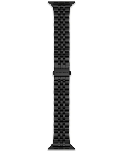 Michael Kors Unisex Black Stainless Steel Band for Apple Watch, 38mm, 40mm, 41mm and 42mm, 44mm, 45mm, 49mm