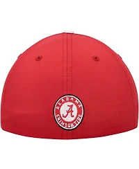 Men's Top of the World White, Crimson Alabama Tide Iconic Flex Hat