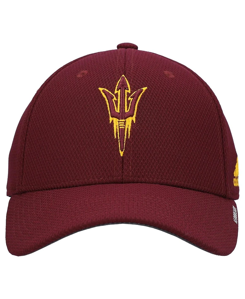 Men's adidas Maroon Arizona State Sun Devils 2021 Sideline Coaches Aeroready Flex Hat