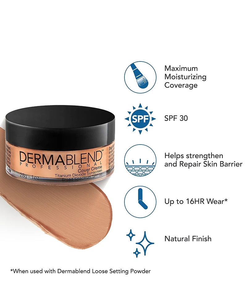 Dermablend Cover Creme Spf 30, 1 oz.