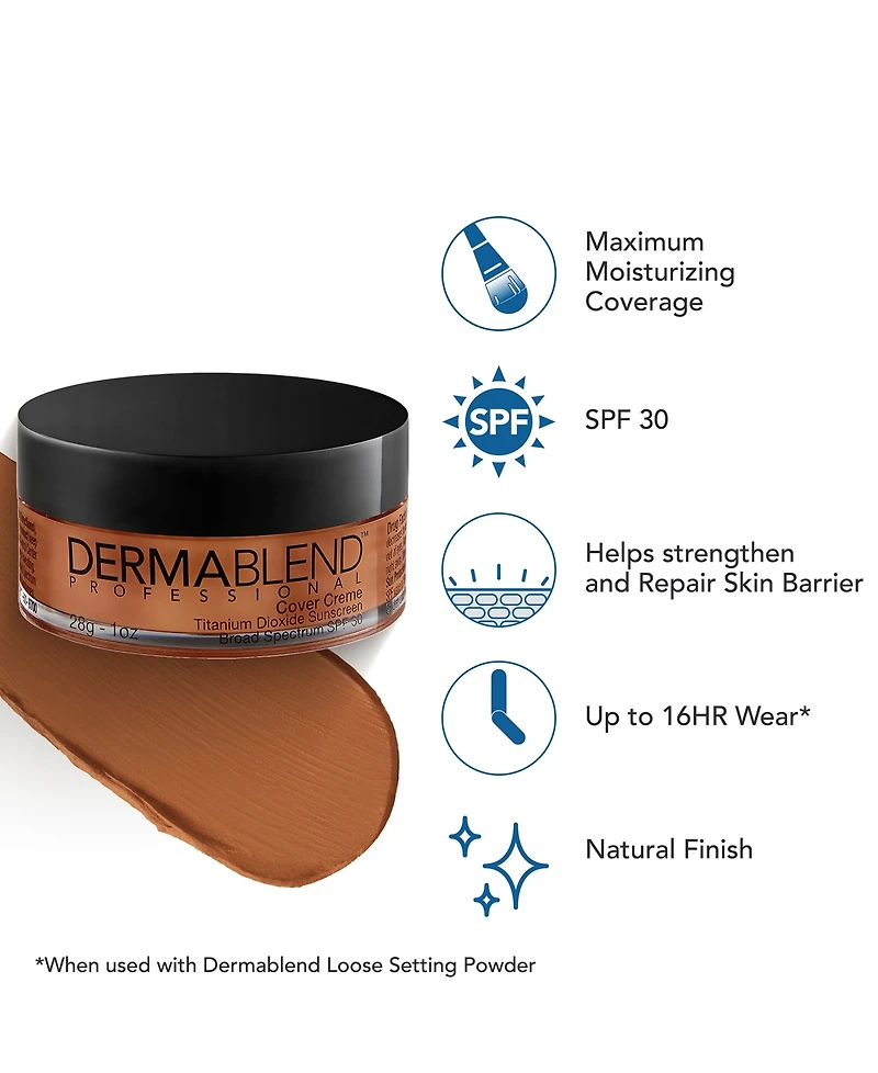 Dermablend Cover Creme Spf 30, 1 oz.