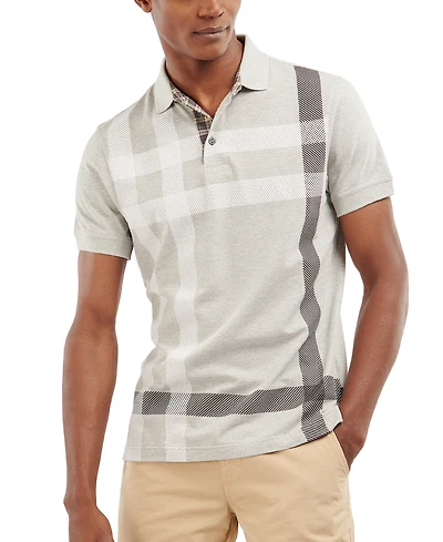 Barbour Men's Blaine Oversized Tartan-Print Polo