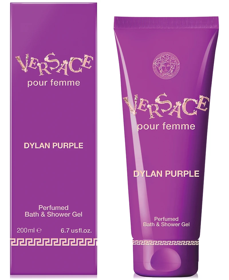 Versace Dylan Purple Perfumed Bath & Shower Gel, 6.7 oz.