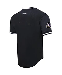 Men's Pro Standard Lamar Jackson Black Baltimore Ravens Mesh Player Name and Number Top
