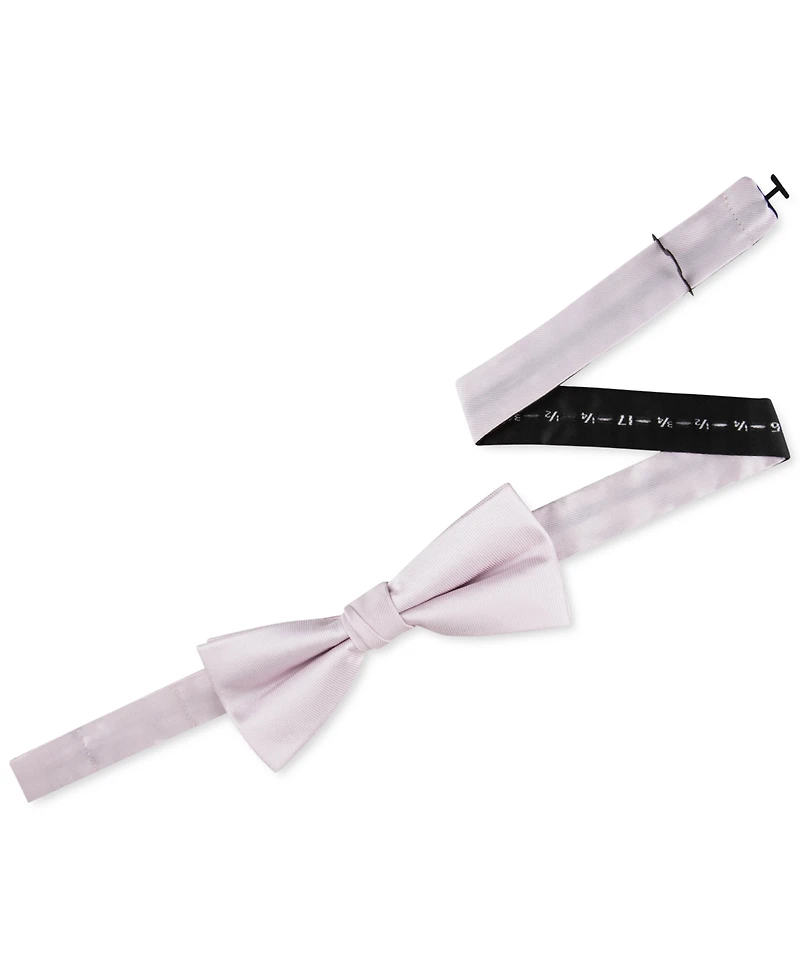 Calvin Klein Men's Unison Solid Pre-Tied Bow Tie