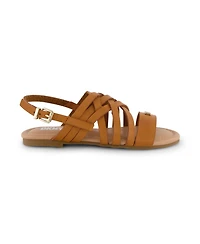 Dkny Little Girls Multi Strappy Flat Open Toe Sandals