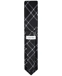 Calvin Klein Men's Stitch Plaid Tie