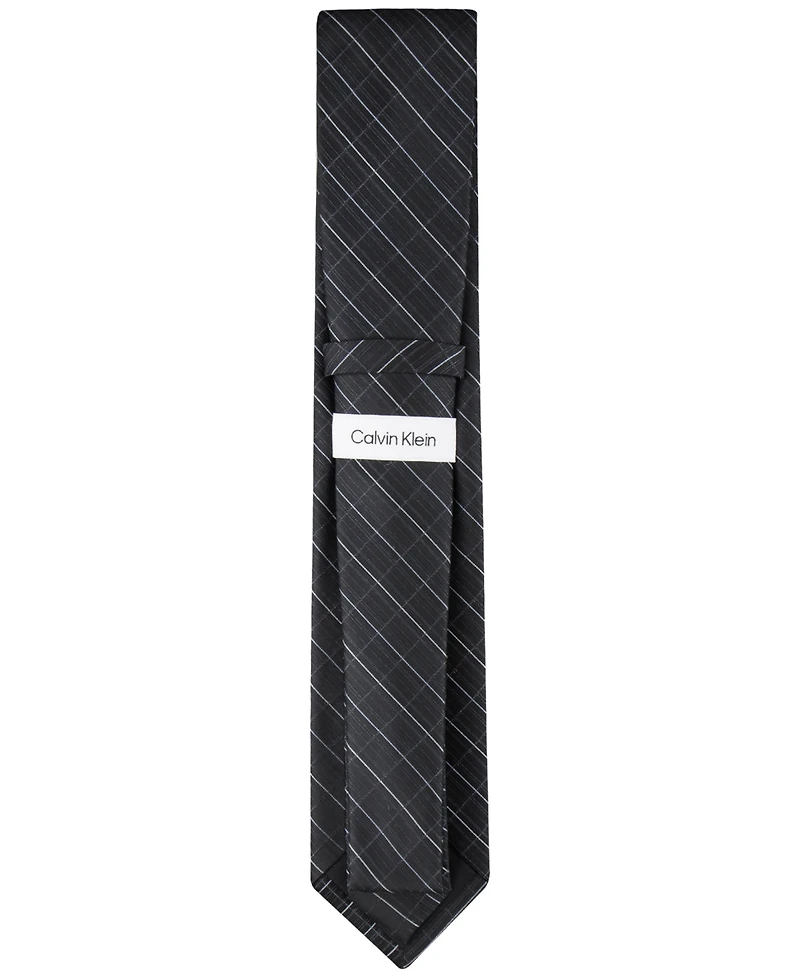 Calvin Klein Men's Etched Windowpane Tie