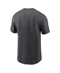 Men's Nike Anthracite Seattle Seahawks 2022 Nfl Playoffs Iconic T-shirt