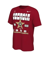 Men's Nike Red Georgia Bulldogs College Football Playoff 2022 National Champions Celebration T-shirt