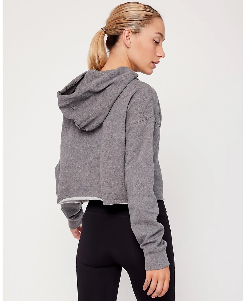 Rebody Active Women's Logo Fleece Crop Hoody for Women