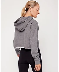 Rebody Active Women's Logo Fleece Crop Hoody for Women