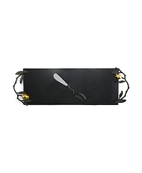 Michael Aram Pomegranate Small Cheeseboard with Knife 2 Piece Set