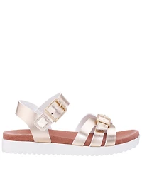 Nina Little Girls Lacey Season Fastening Strap Sandals