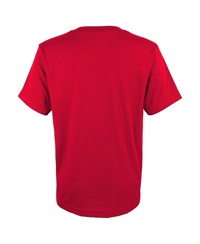 Big Boys Fanatics Red St. Louis Cardinals 2022 Nl Central Division Champions Locker Room T-shirt