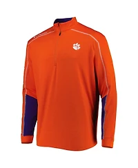 Men's Columbia Orange Clemson Tigers Shotgun 2.0 Omni-Wick Quarter-Zip Jacket