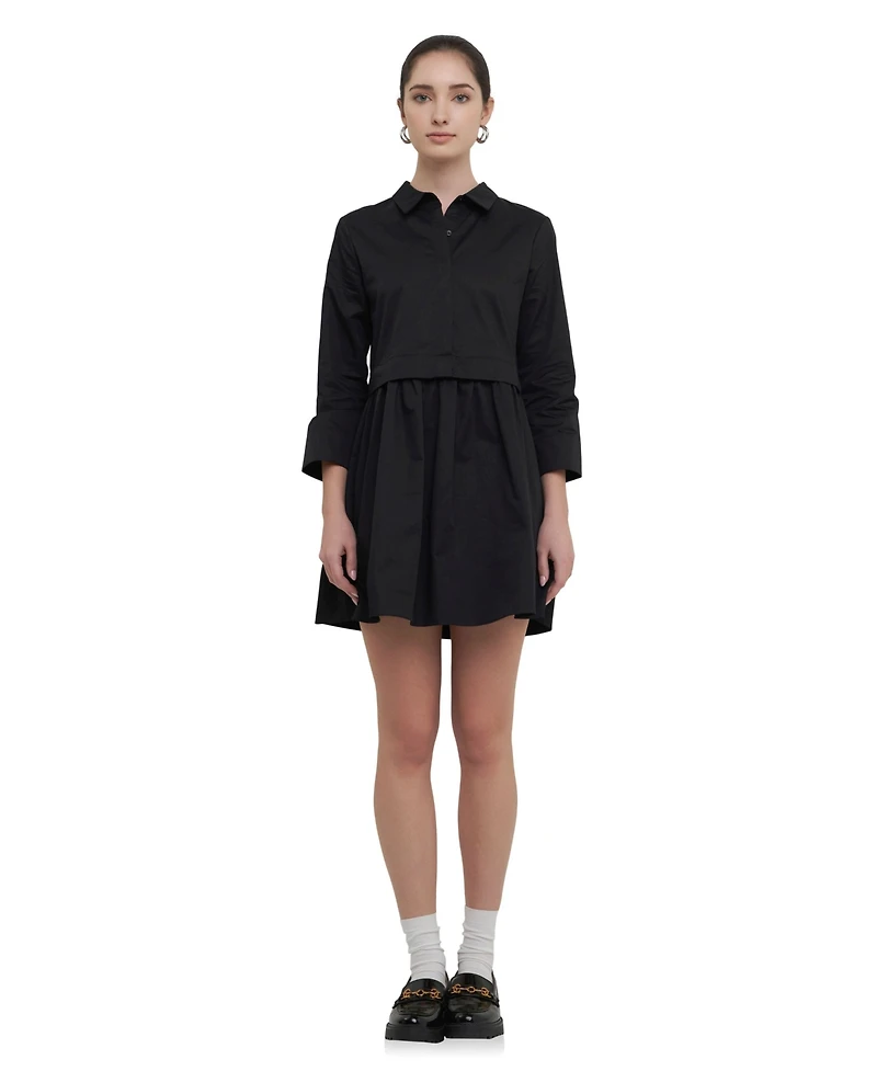 English Factory Women's Shirt Mini Dress