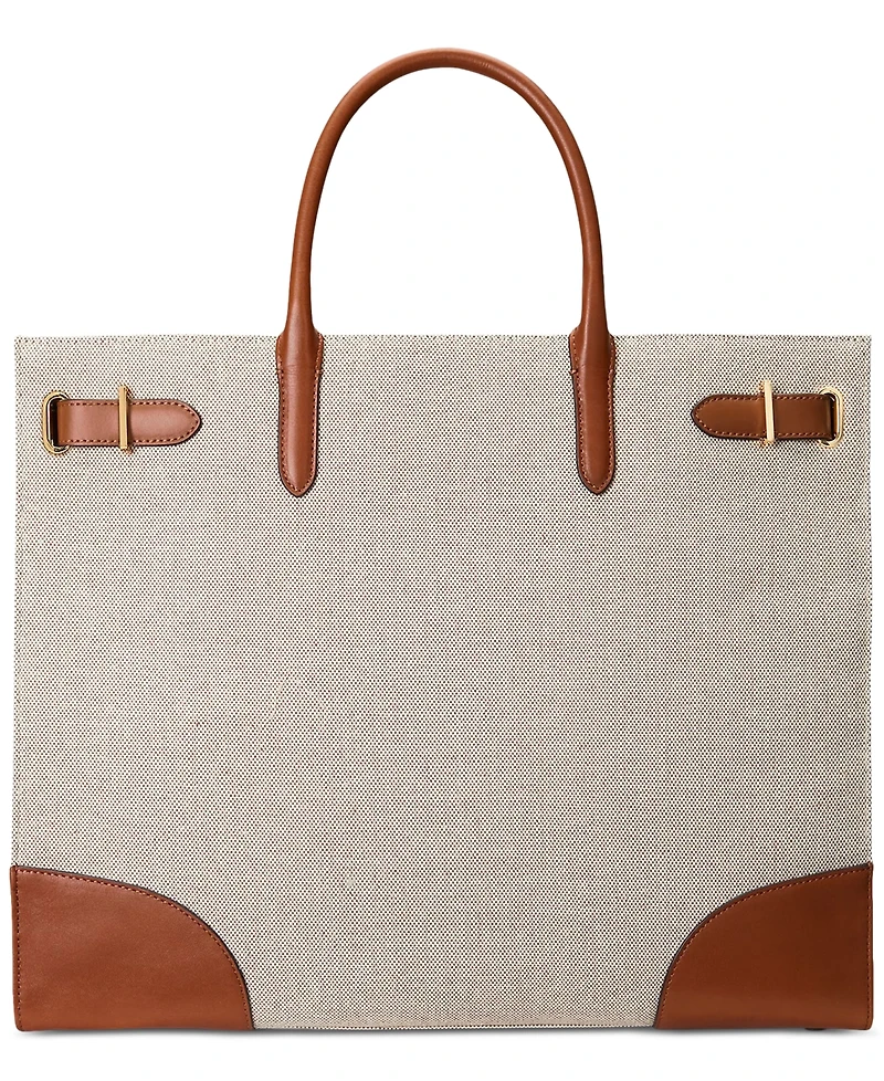 Lauren Ralph Lauren Canvas Extra-Large Devyn Tote Bag