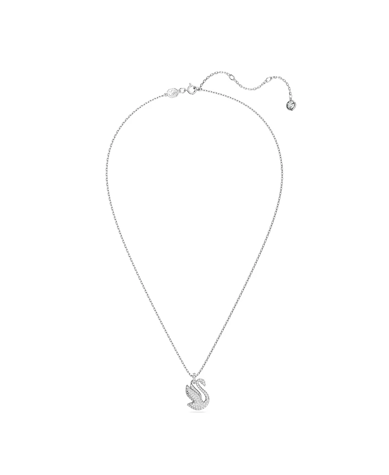 Swarovski Crystal Swan Small Iconic Swan Pendant Necklace