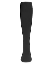 MeMoi Big Girls Pinned Ribbed Cotton Blend Tights
