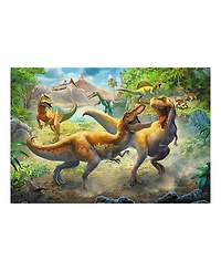 Trefl Red 160 Piece Kids Puzzle - Fighting Tyrannosaurs