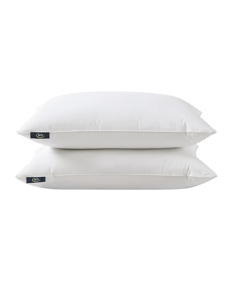 Serta HeiQ Cooling Softy-Around Feather & Down 2-Pack Pillows