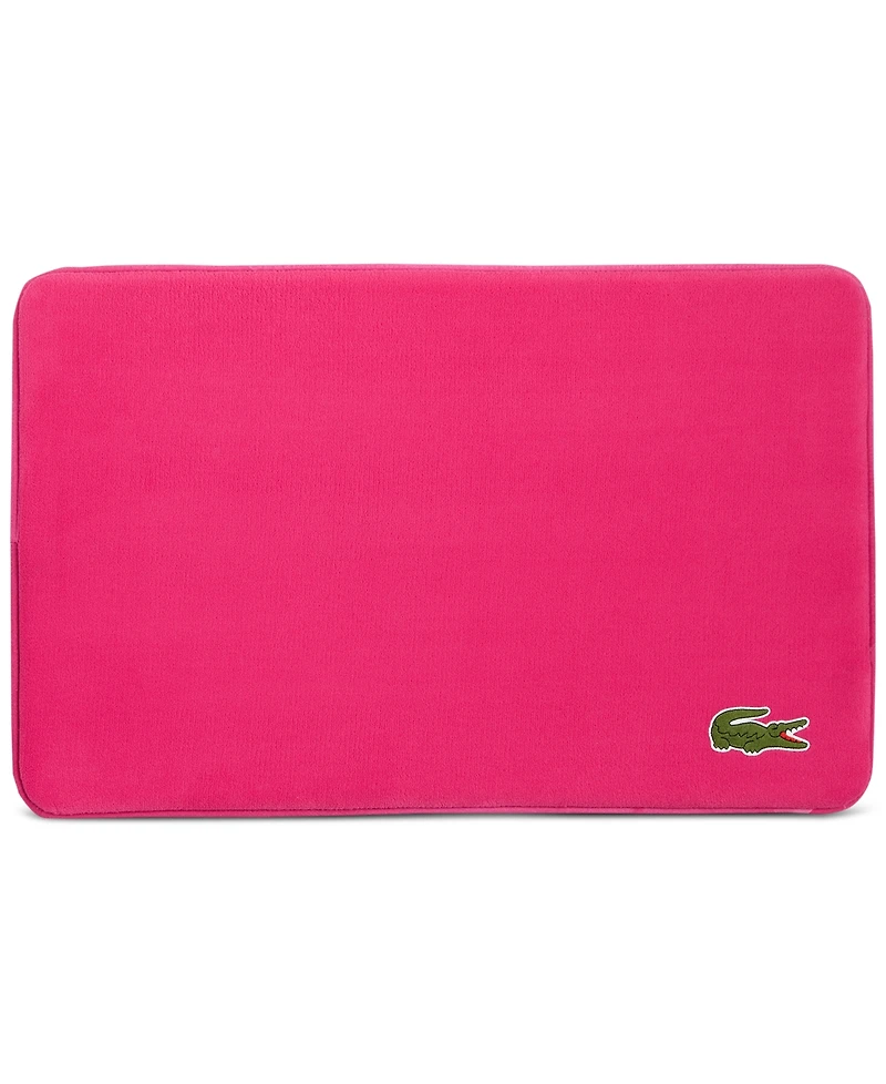 Lacoste Home Crocodile Memory Foam Bath Rug, 19" x 30"