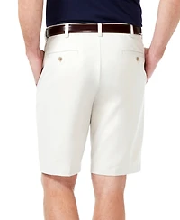 Haggar Men's Cool 18 Pro Flat Front Classic-Fit 9.5" Shorts