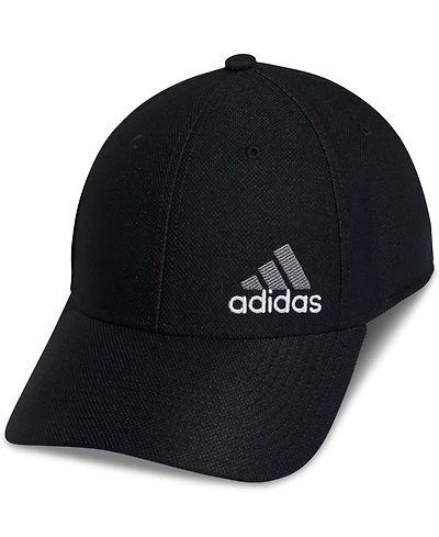 adidas Men's Release 3 Stretch Fit Logo Embroidered Hat