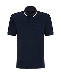 Boss by Hugo Men's Slim-Fit Striped Collar Polo