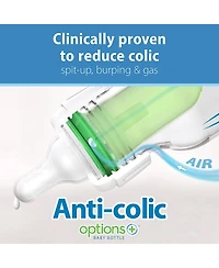 Dr. Browns Baby 14 Piece Options+ Preemie & Newborn Anti-Colic Baby Bottle Set