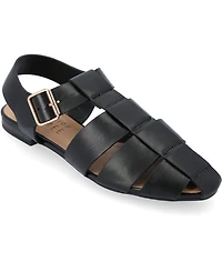 Journee Collection Women's Cailinna Caged Flats